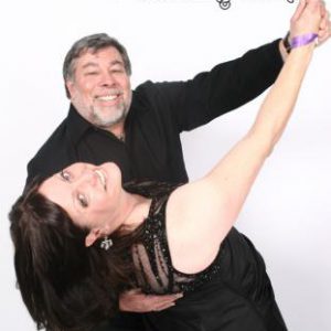 Woz and wife Janet (Season 9 Finale by LAPhotoParty.com) 