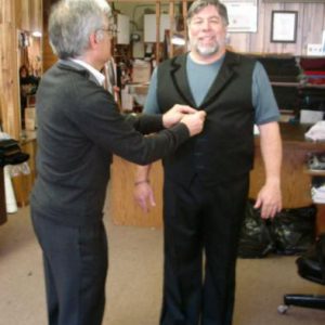 Getting fitted for Tango Outfit 